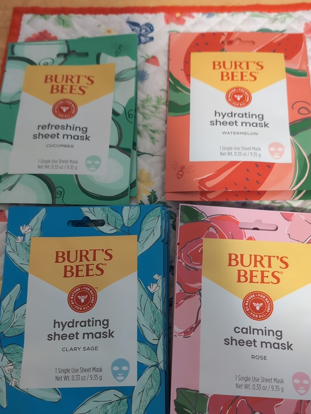 Burt's Bees Sheet Mask Pick One New